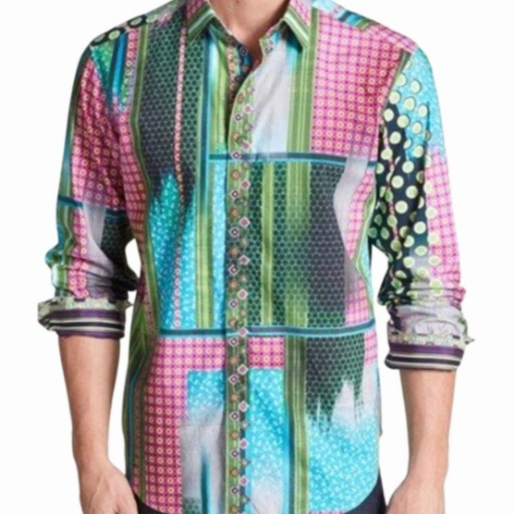 Robert Graham " Flowerpot" Regular Fit Sportshirt Button Down Size Small RARE - Picture 12 of 12